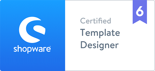 Shopware 6 - Cetrified Template Designer - Shopware 6 Agentur Köln