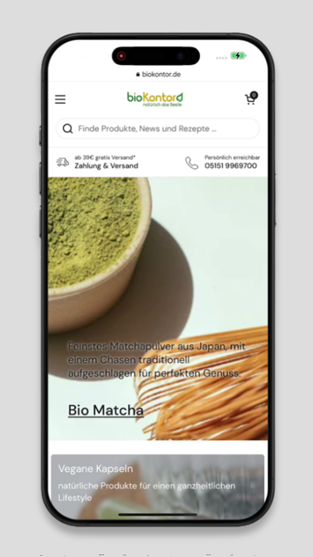 Mobile Vorschau von Bio Kontor Onlineshop