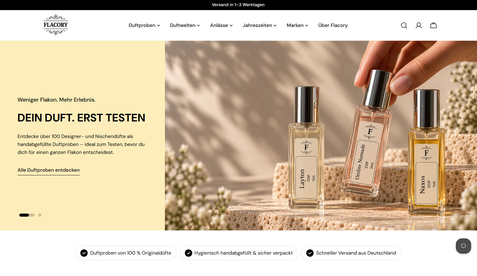 Beispiel eines Onlineshop-Projekts
