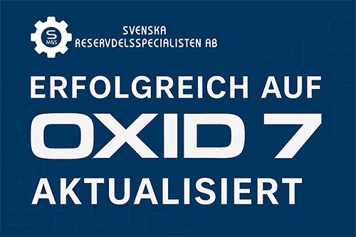 SKOGSVERKTYG.SE ERFOLGREICH AUF OXID 7 AKTUALISIERT