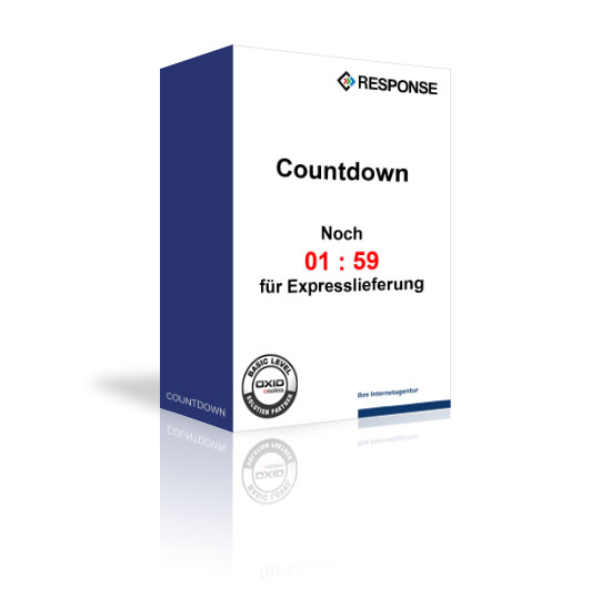 OXID Countdown für die Expresslieferung