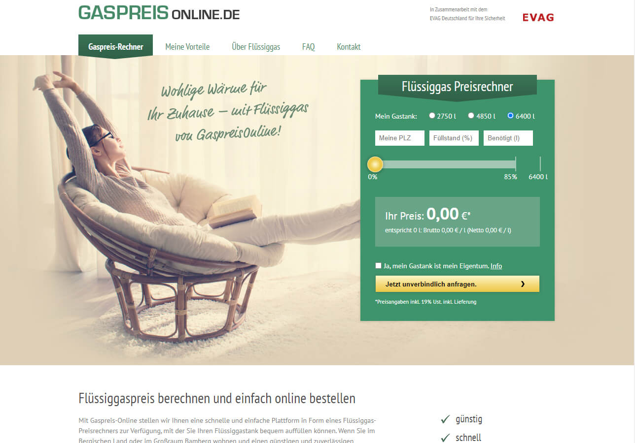 Gaspreis Online