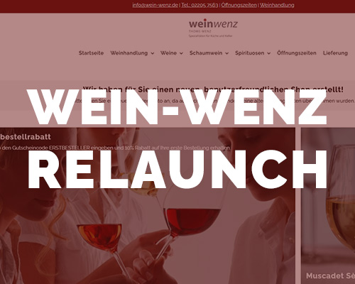Wein-Wenz Relaunch
