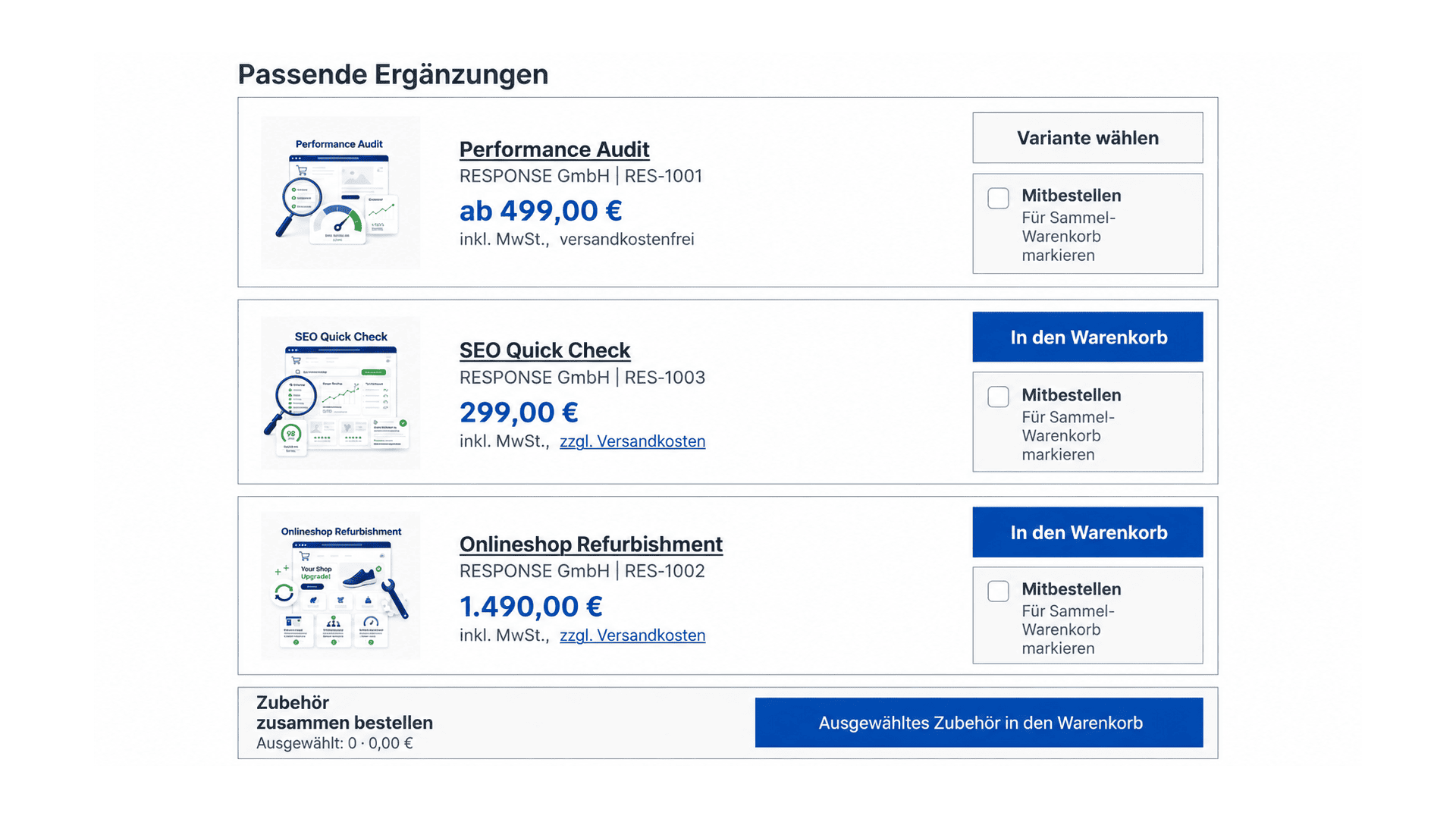 Shopware 6 Zubehör & Cross-Selling Plugin