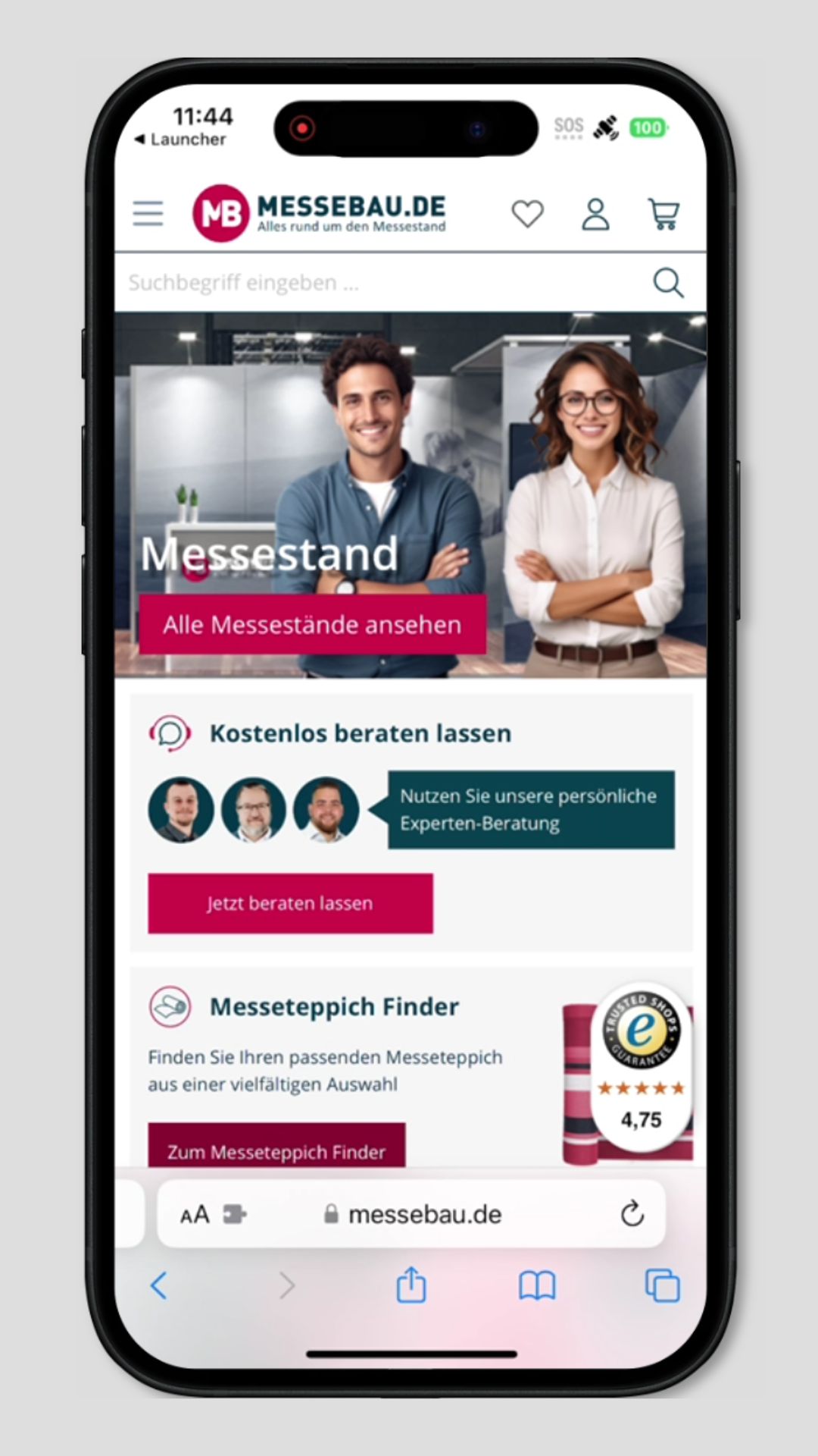 Mobile Vorschau von Messebau Onlineshop