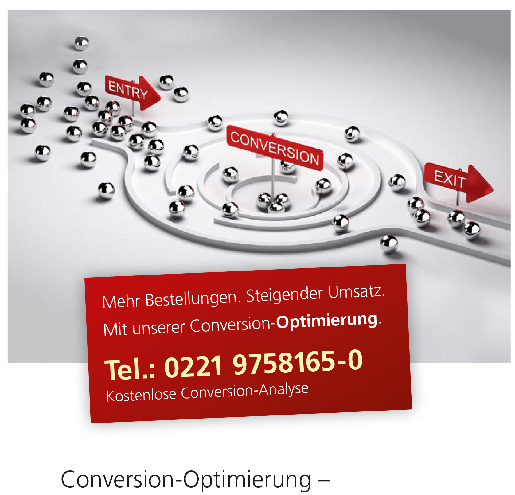 Conversion Leistungen eCommerce 