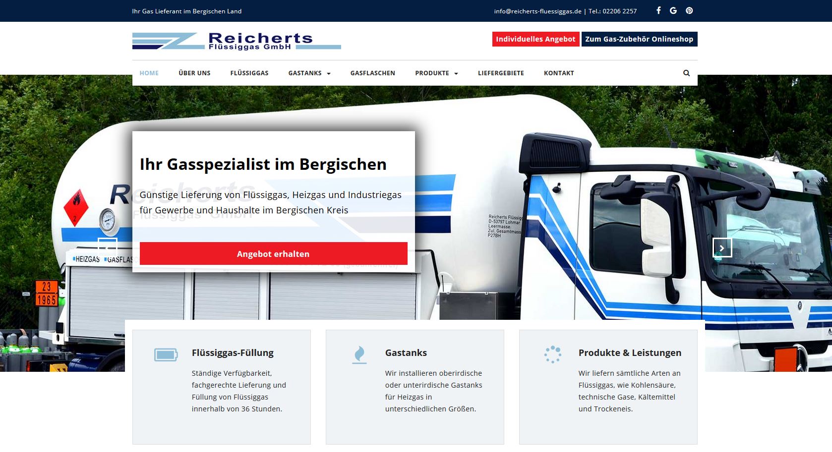 DIE RESPONSE BETREUT DIE REICHERTS FLÜSSIGGAS GMBH ALS FULL-SERVICE AGENTUR